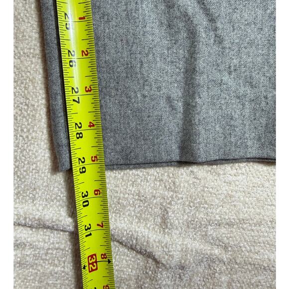 HILTL Men’s 36/38 Gray 100% New Wool Flat Front Tailored Dress Pants Slacks - Picture 8 of 9